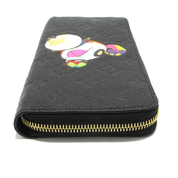 Auth LOUIS VUITTON LV x TM Zippy Wallet M14160 Noir Monogram Panda - Long Wallet - Picture 8 of 12